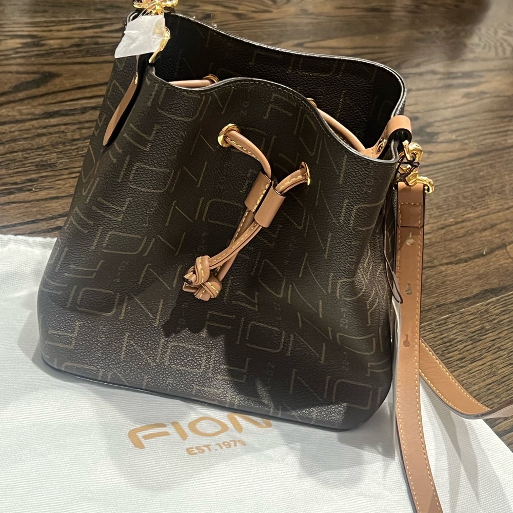 FION Monogram Bucket Bag – BNWT
